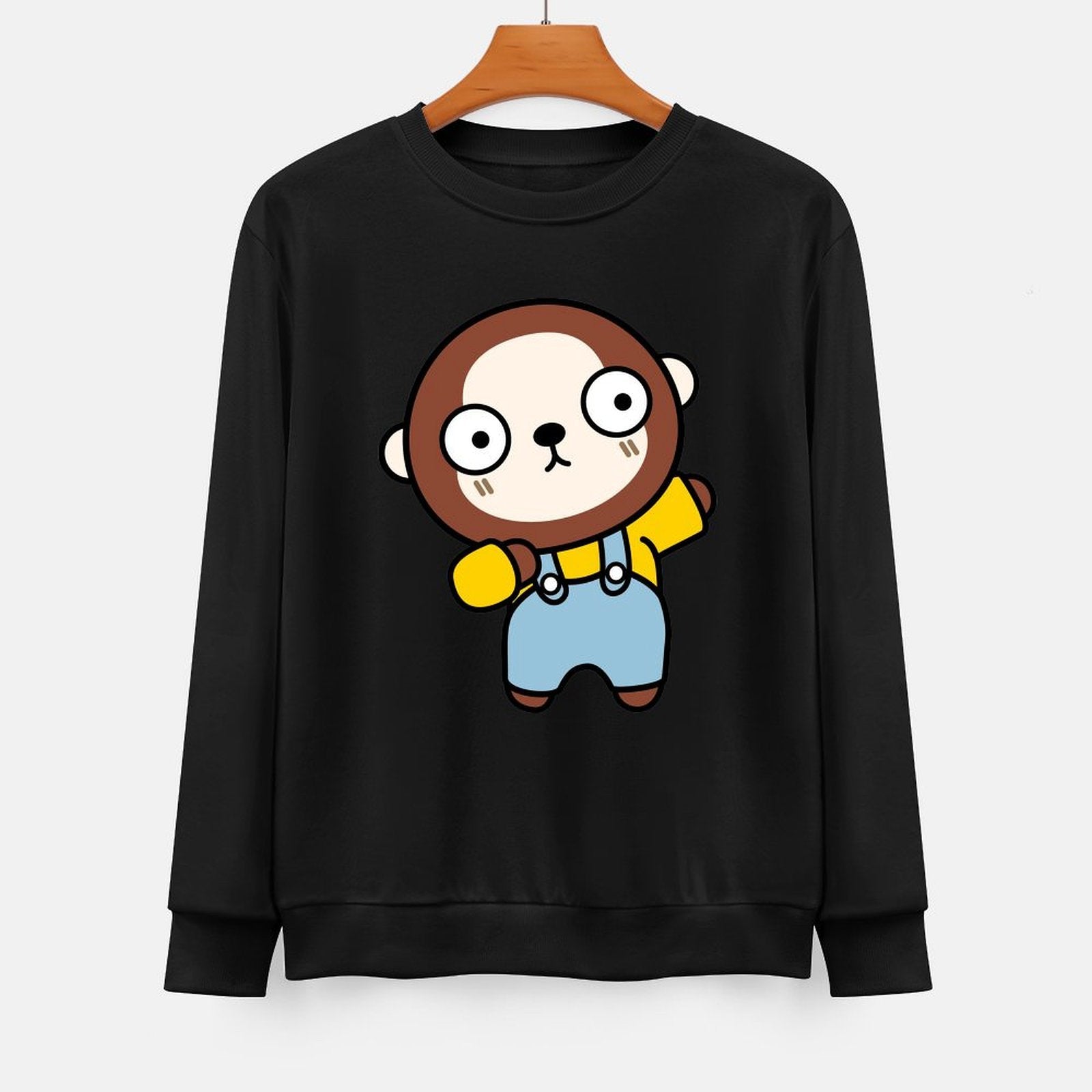 Front Patterned Long Sleeve TopActiveStyle Printing